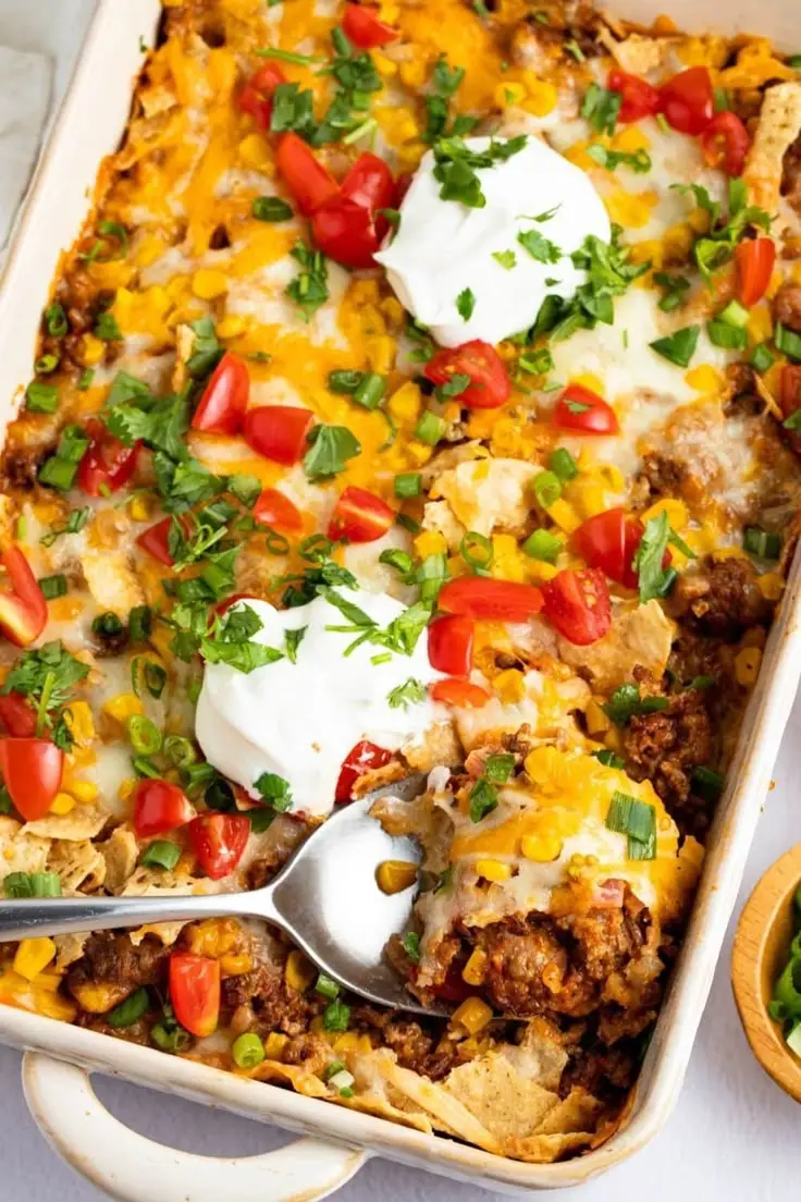 Taco Salad Casserole Recipe