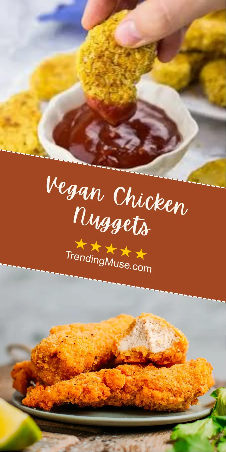 Vegan Chicken Nuggets, Homemade Vegan Chicken Nuggets, Crispy Vegan Chicken Nuggets, Vegan Chicken Nuggets Recipe, How To Make Vegan Chicken Nuggets