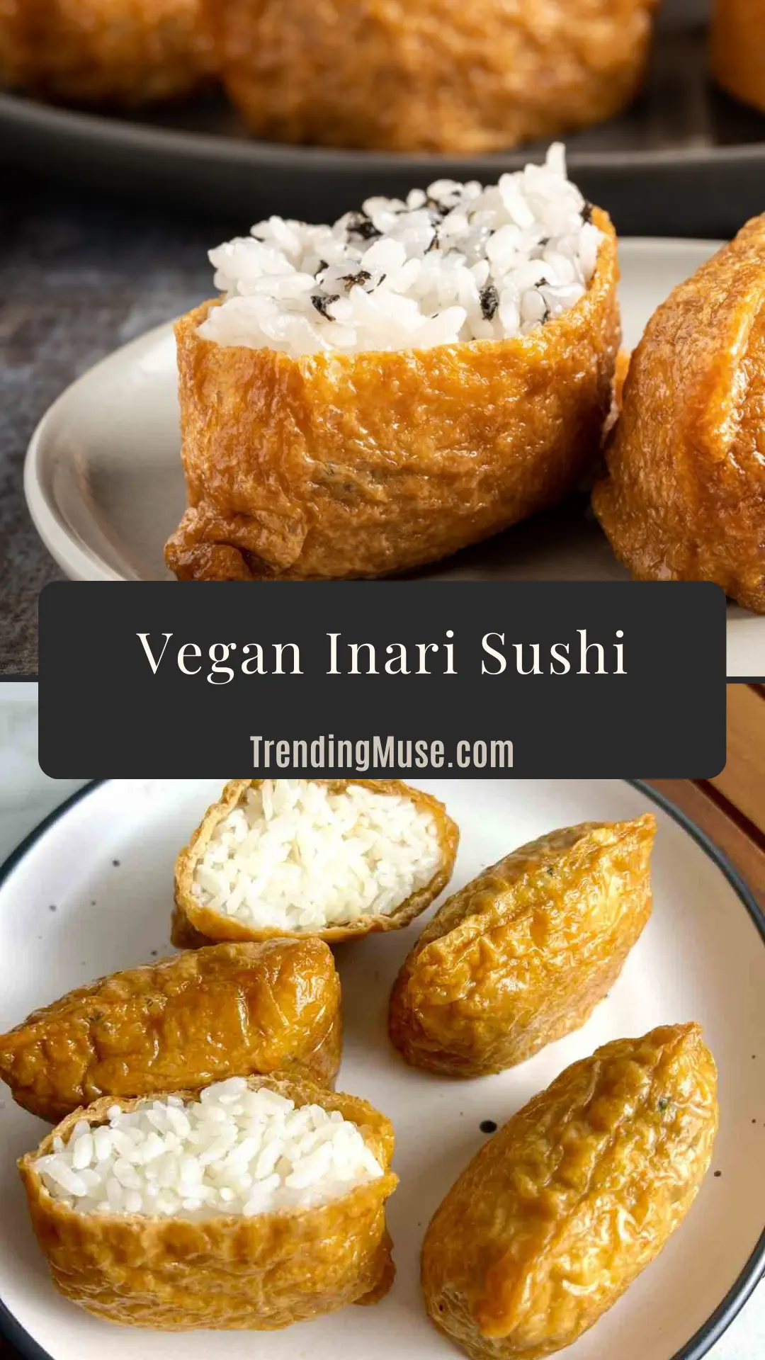 Vegan Inari Sushi, Inari Sushi Vegetarian, Inari Sushi Recipe, Inari Vegan, Inari Sushi Filling