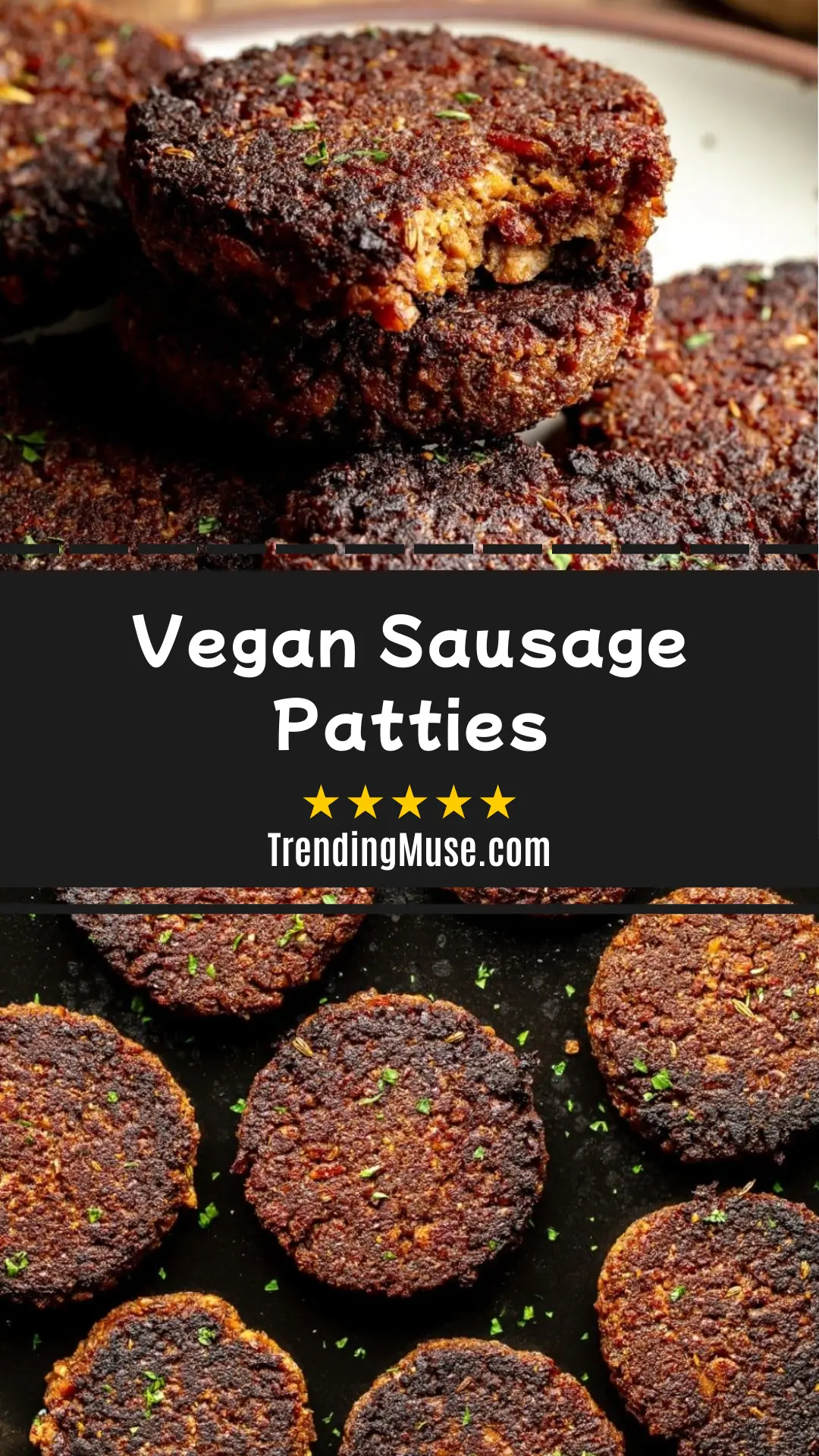 Vegan Sausage Patties, Vegan Sausage Patty, Vegan Sausage Patty Recipe, How To Make Vegan Sausage Patties, Vegan Breakfast Sausage Patties