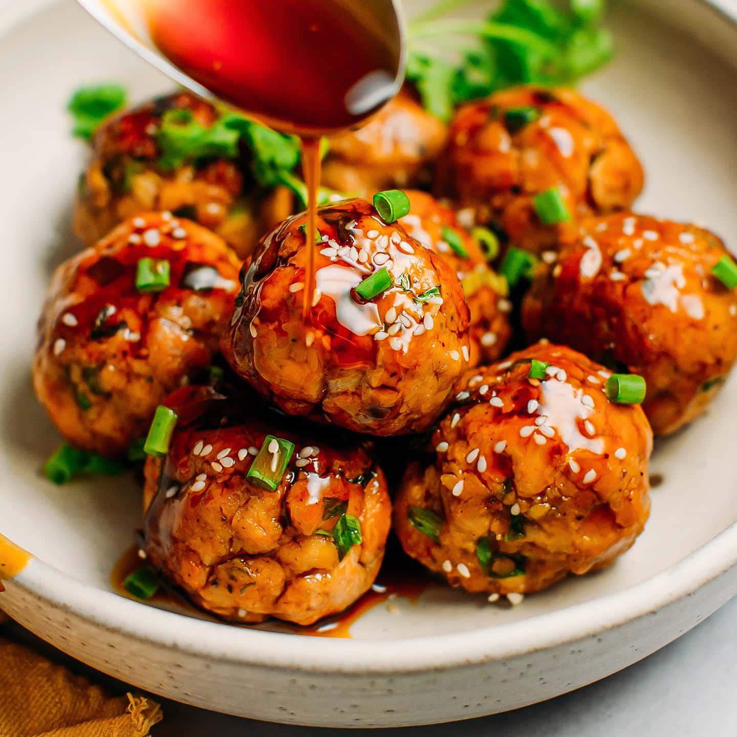 Vegan Tempeh Meatballs