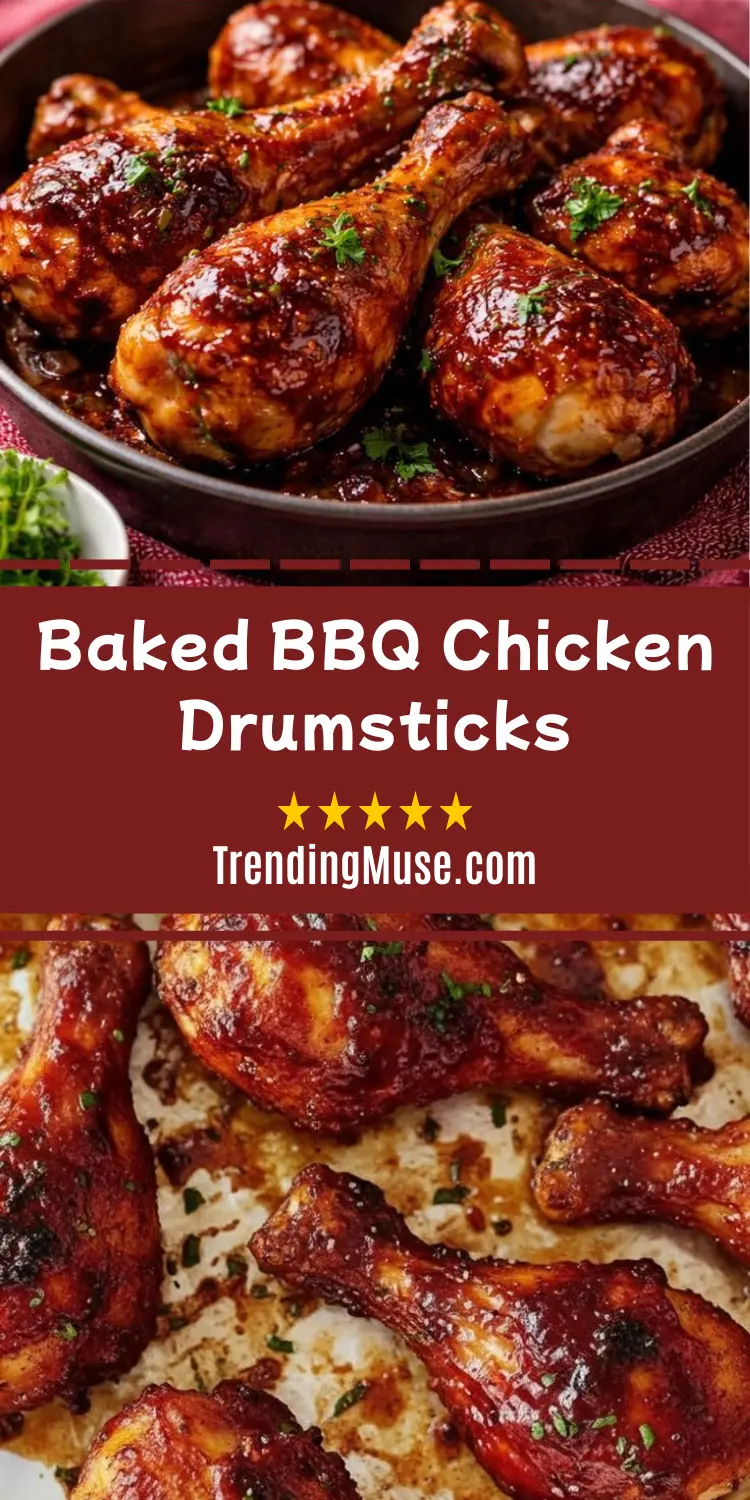 Baked BBQ Chicken Drumsticks