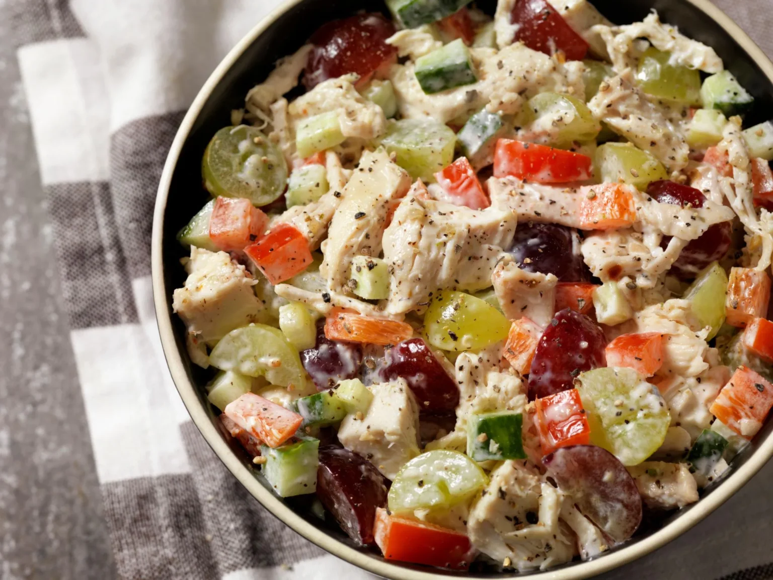 Chicken Salad Recipe With Grapes Pecans Dried Cranberries