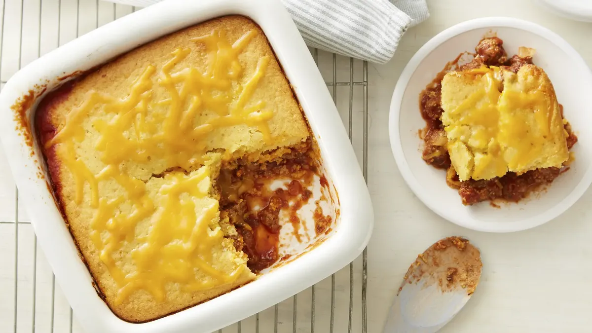 Cornbread Sloppy Joe Casserole