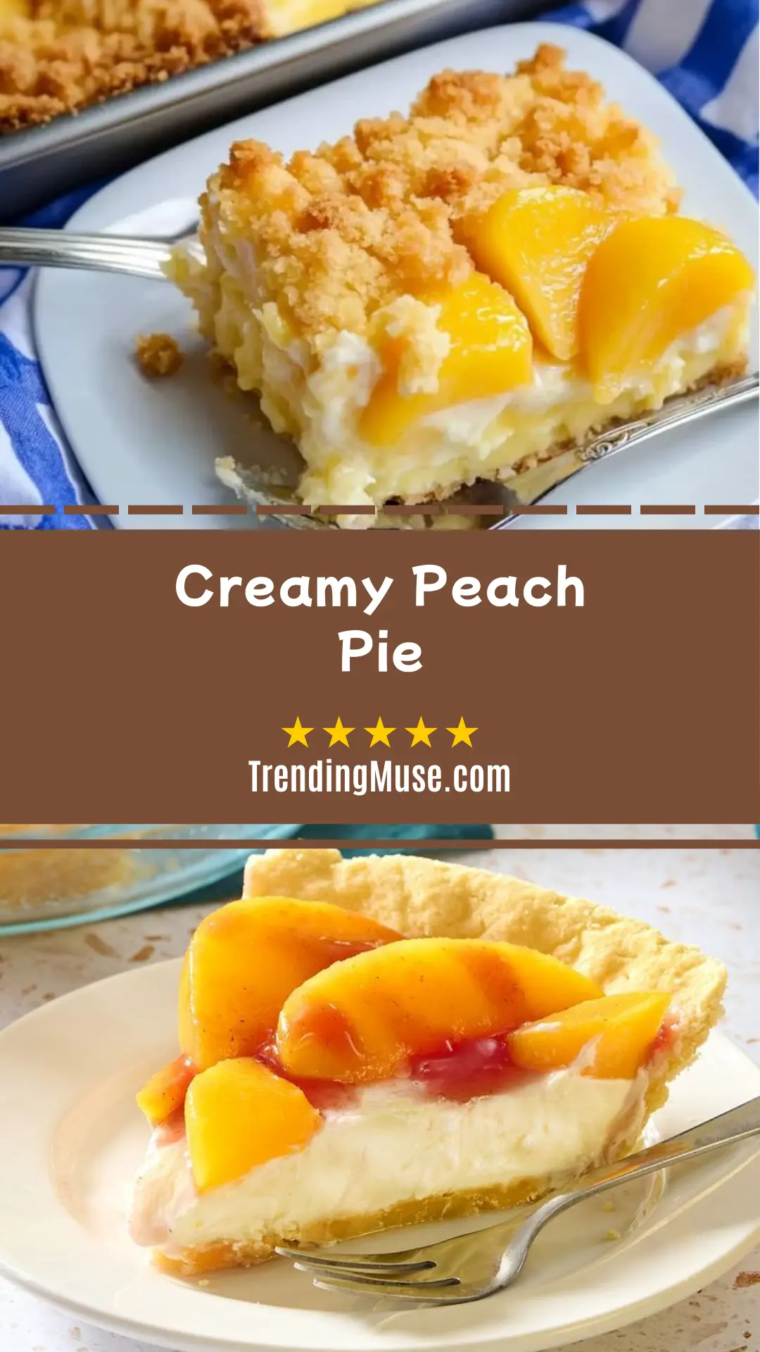 Creamy Peach Pie