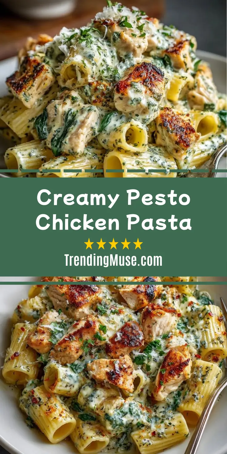 Creamy Pesto Chicken Pasta