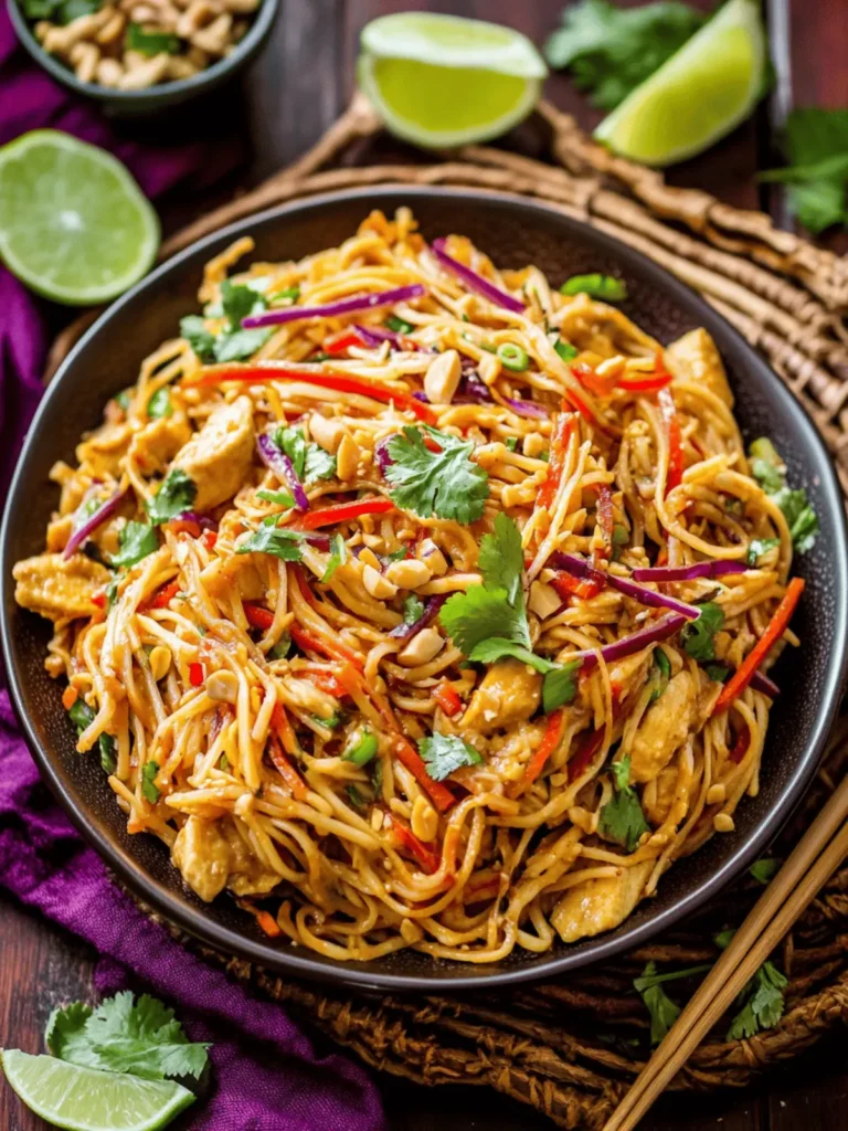 Creamy Thai Peanut Noodles Recipe