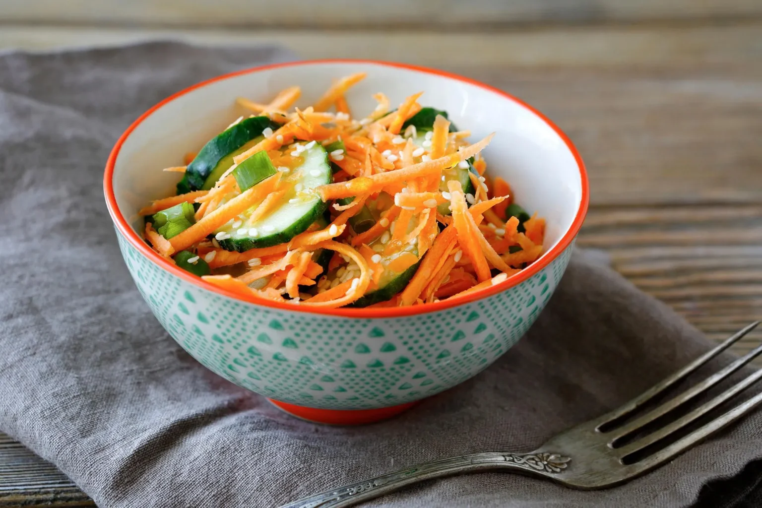 Cucumber Carrot Salad
