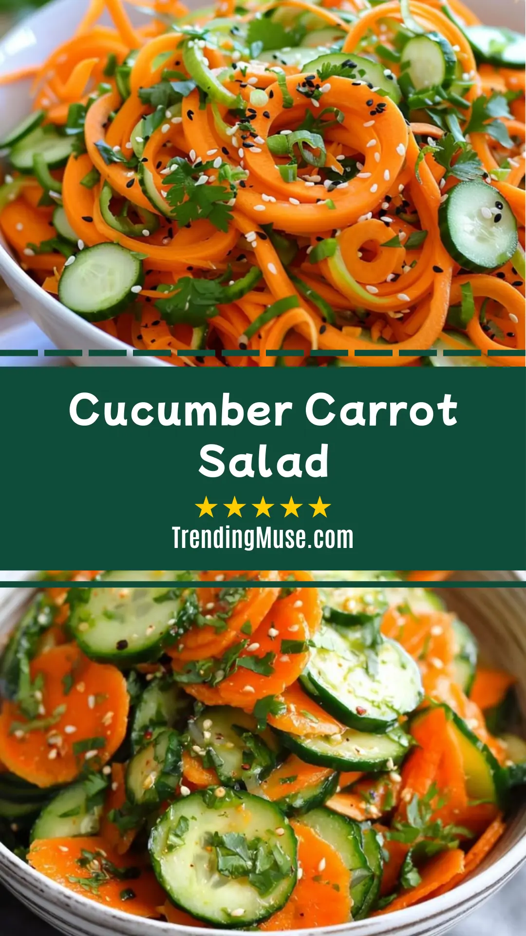 Cucumber Carrot Salad