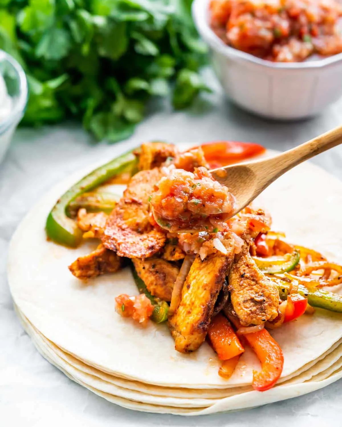 Easy Chicken Fajita Skillet
