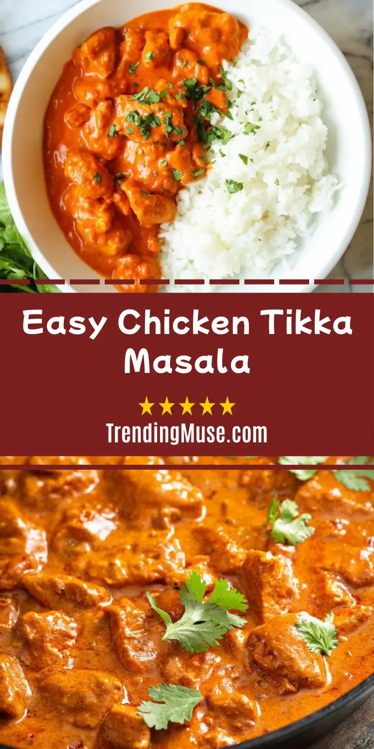 Tikka Masala Curry, Tikki Marsala, Dinner Recipes Curry, Homemade Tikka Masala, Tikka Marsala