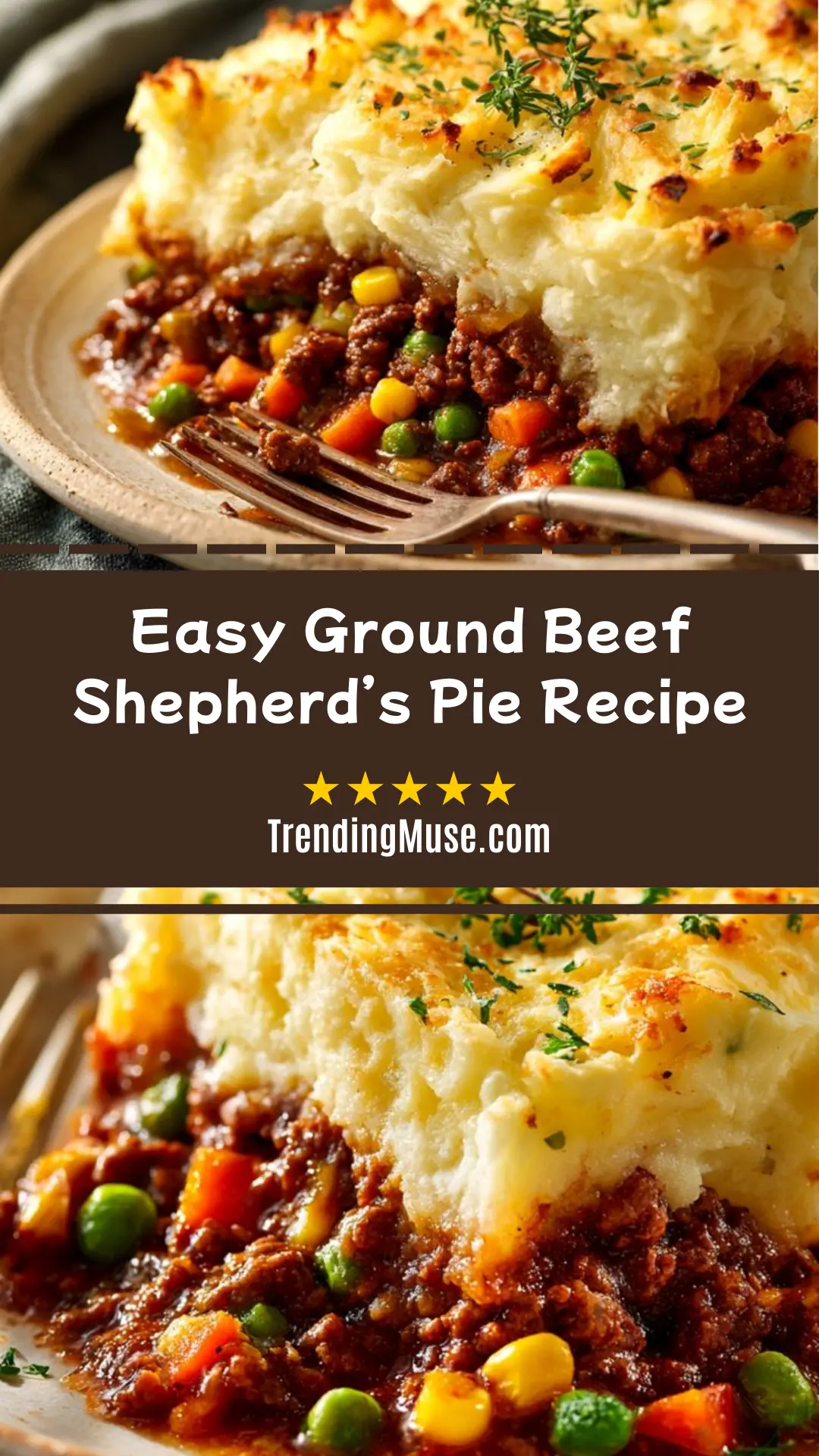 Easy Ground Beef Shepherd’s Pie, Easy Shepherd’s Pie Recipe, Ground Beef Shepherd’s Pie, Shepherd’s Pie Recipe Easy, Classic Shepherd’s Pie Ground Beef