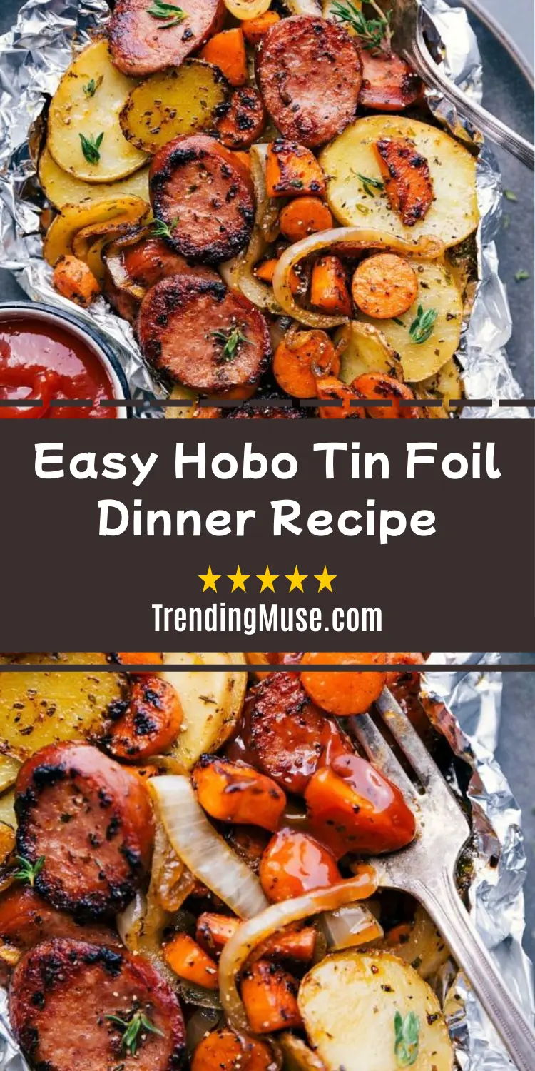 Easy Hobo Tin Foil Dinner, Hobo Dinner Foil Packets, Hobo Foil Packs, Tin Foil Dinners, Hobo Dinner Recipes, Hobo Dinner Foil Packets Camping, Ground Beef Hobo Foil Packs, Hamburger Hobo Dinner Foil Packets, Hobo Dinners In The Oven Foil Packets, Hobo Packs On The Grill, Foil Packet Dinners, Foil Pack Meals Oven, Camping Foil Packet Meals, Steak Hobo Dinner Foil Packets, Easy Tin Foil Dinners Camping