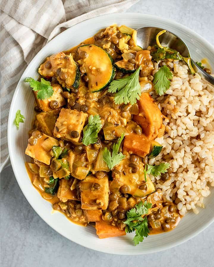 Garlic Ginger Tofu Stew