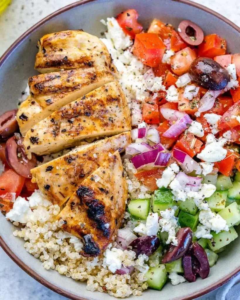Greek Chicken Bowls Recipe