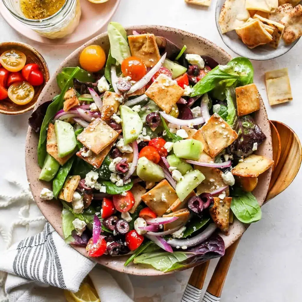 Greek Pita Chip Salad