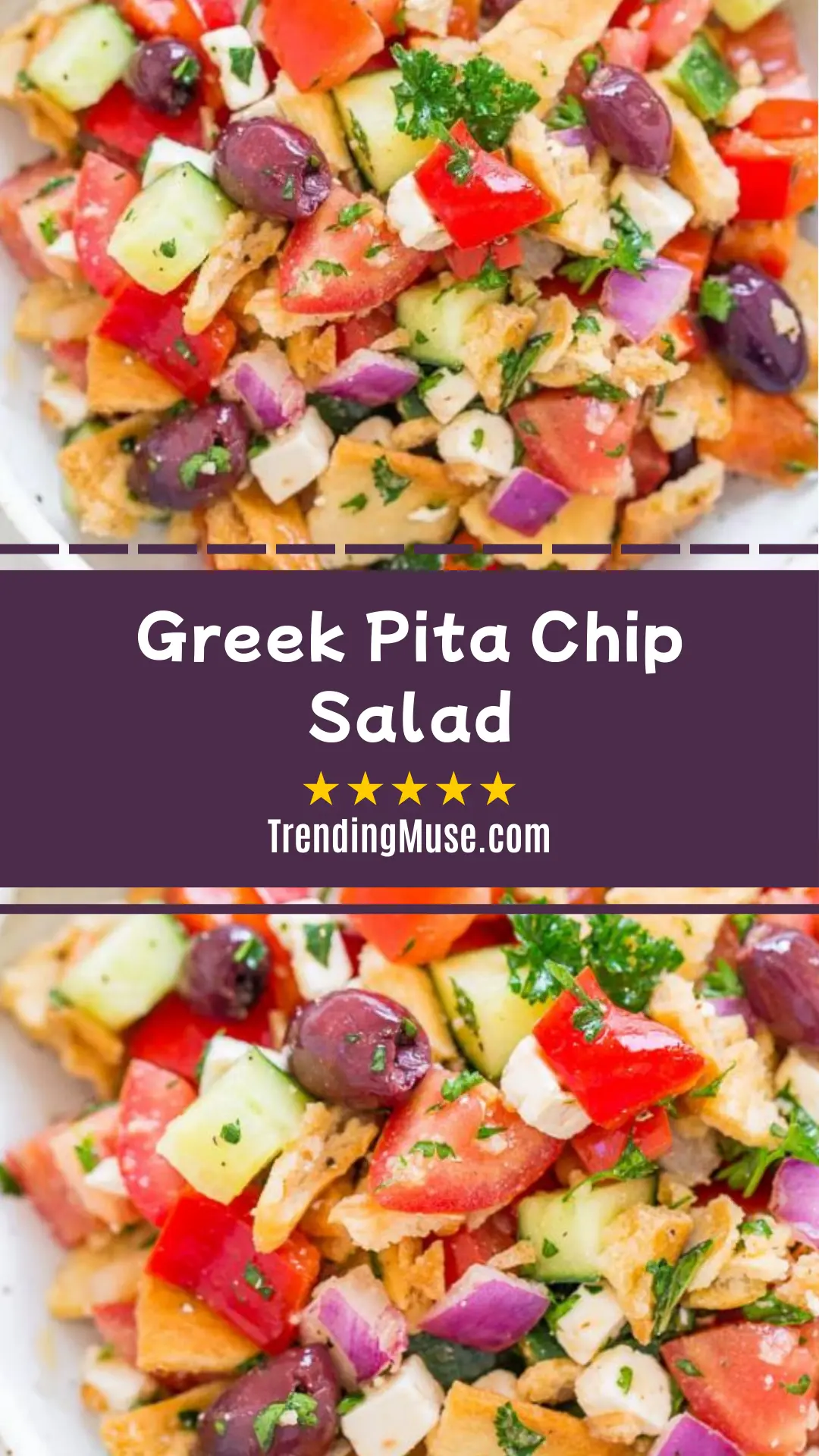 Greek Pita Chip Salad