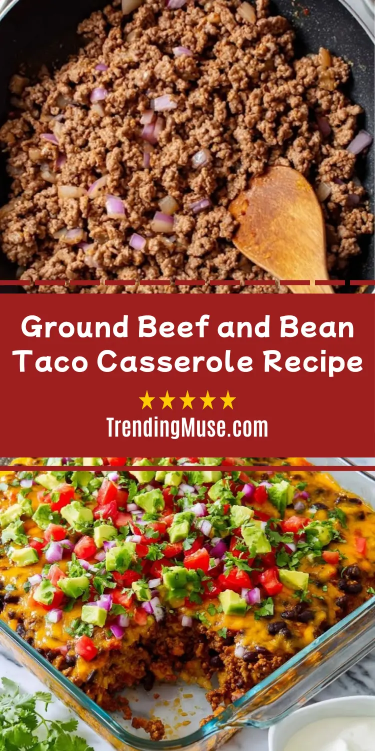 Ground Beef And Bean Taco Casserole, Beef And Bean Taco Casserole, Taco Casserole With Beans, Ground Beef Taco Casserole, Taco Casserole Bake Ground Beef, Beef Taco Casserole, Taco Bean Casserole, Black Bean And Ground Beef Casserole, Taco Casserole With Ground Beef And Beans, Taco Casserole Recipe, Mexican Casseroles Using Ground Beef, Taco Bake Casserole, Taco Casserole With Tortilla Chips, Tex Mex Casserole, Easy Taco Casserole