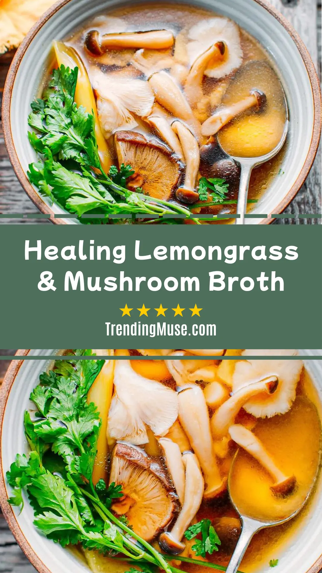 Healing Lemongrass & Mushroom Broth