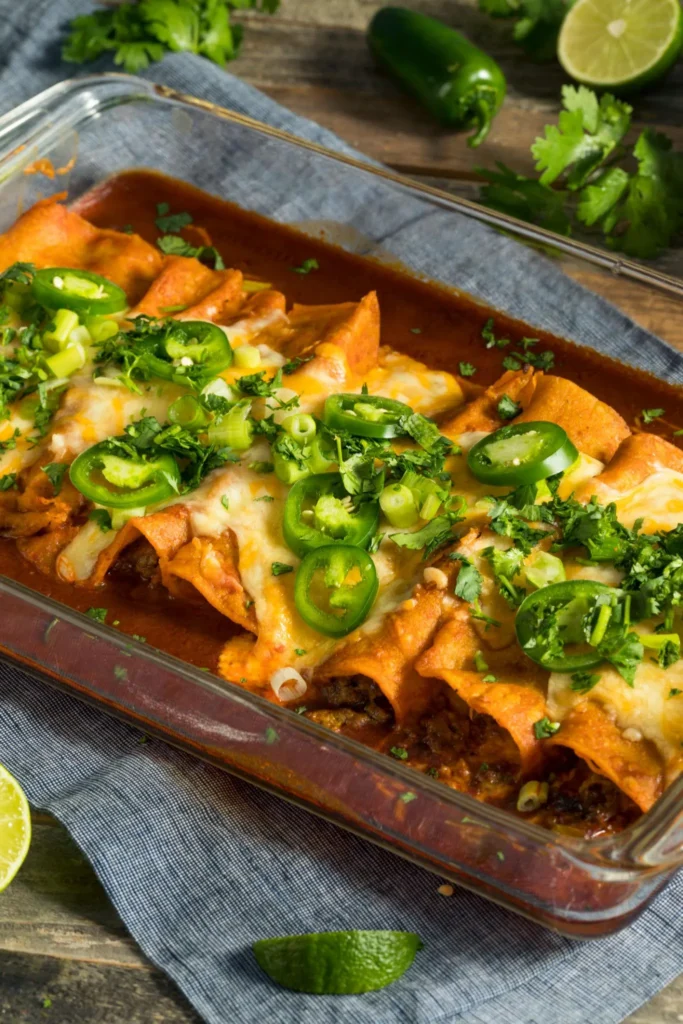 Hearty Ground Beef Enchiladas