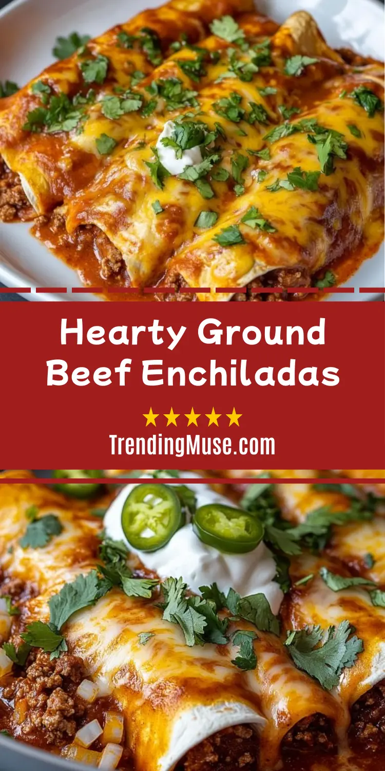 Ground Beef Enchiladas, Hearty Ground Beef Enchiladas, Easy Ground Beef Enchiladas, Ground Beef Enchilada Recipe, Beef Enchiladas, Beef Enchilada Recipe, Cheesy Ground Beef Enchiladas, Best Ground Beef Enchilada Recipe, Ground Beef Enchiladas With Red Sauce, Homemade Beef Enchiladas, Beef Enchilada Casserole, Enchilada Bake Beef, Mexican Ground Beef Recipes, Easy Beef Enchiladas, Enchilada Recipes