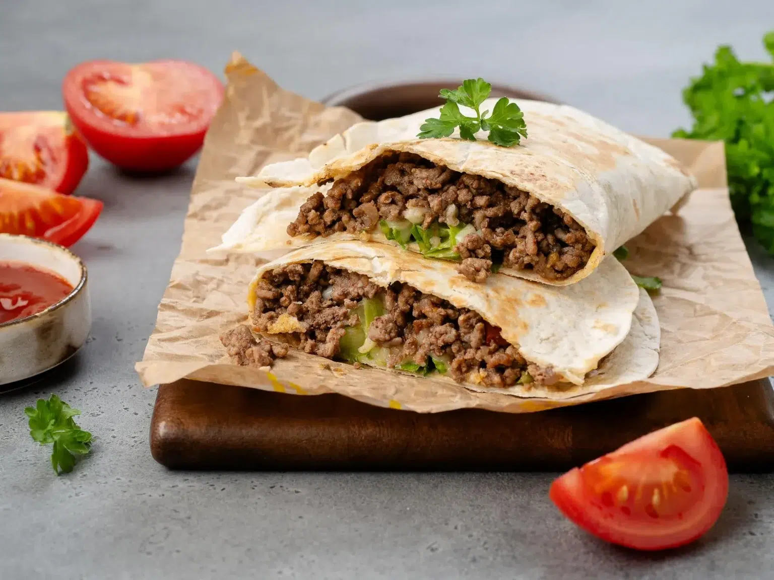 Homemade Ground Beef Crunchwrap Supreme