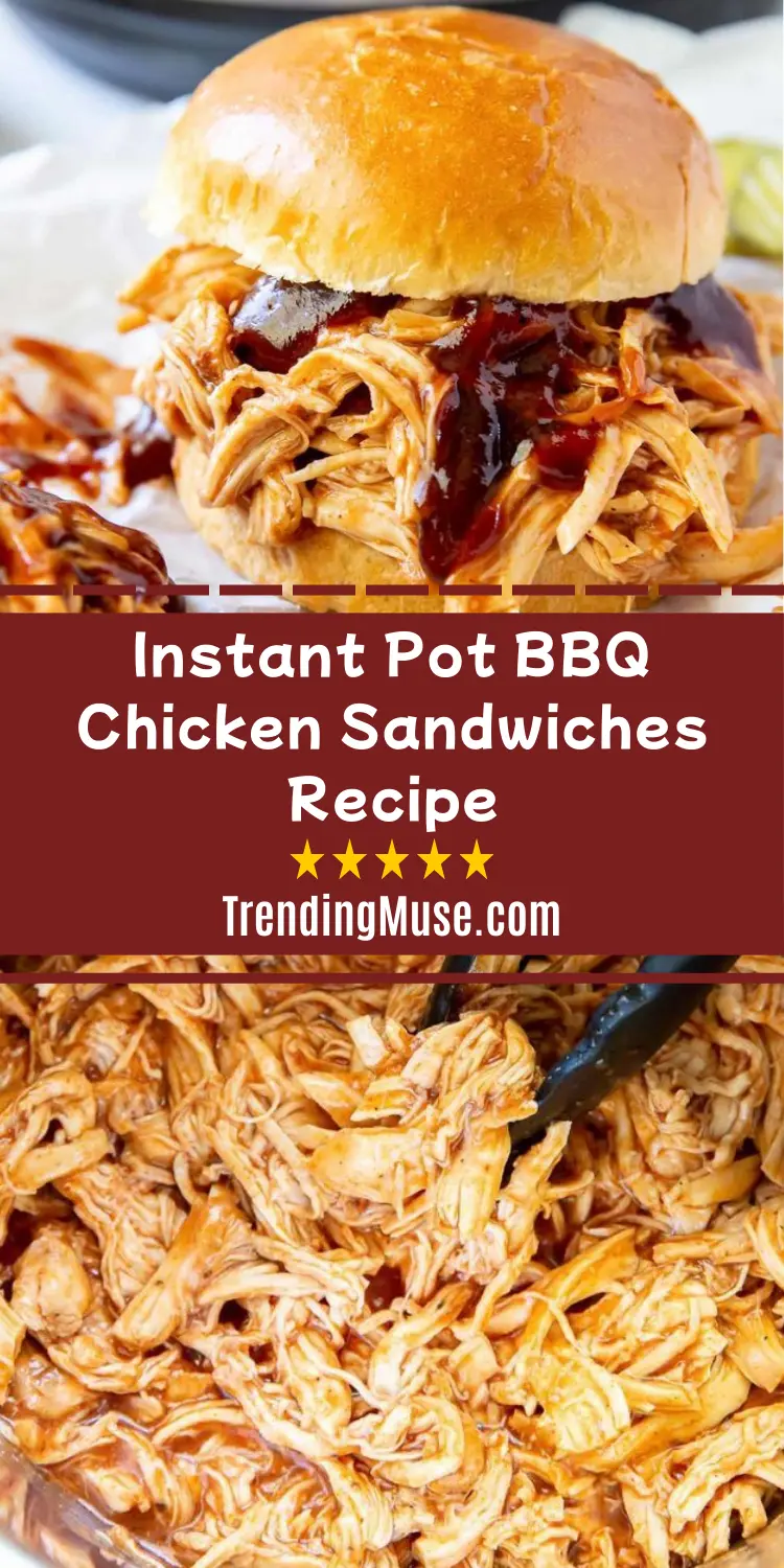 Instant Pot BBQ Chicken Sandwiches, Bbq Chicken Sandwiches Instant Pot, Instant Pot Pulled Chicken Bbq, Bbq Chicken In Instant Pot, Instant Pot Bbq Chicken Shredded, Shredded Bbq Chicken Sandwiches, Pulled Chicken Sandwiches Instant Pot, Bbq Chicken Sandwich Instapot, Instant Pot Chicken Sandwiches, Barbecue Pulled Chicken Instant Pot, Instant Pot Bbq Chicken, Pulled Chicken Recipe Instant Pot, Bbq Chicken Sandwich Recipes, Shredded Bbq Chicken, Pressure Cooker Bbq Chicken
