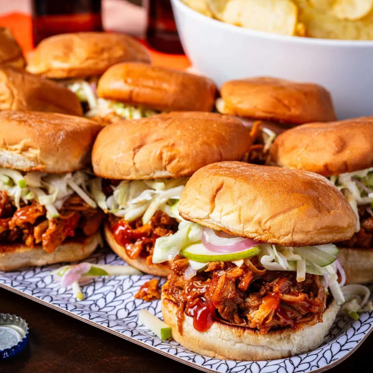 Instant Pot BBQ Chicken Sandwiches Recipe