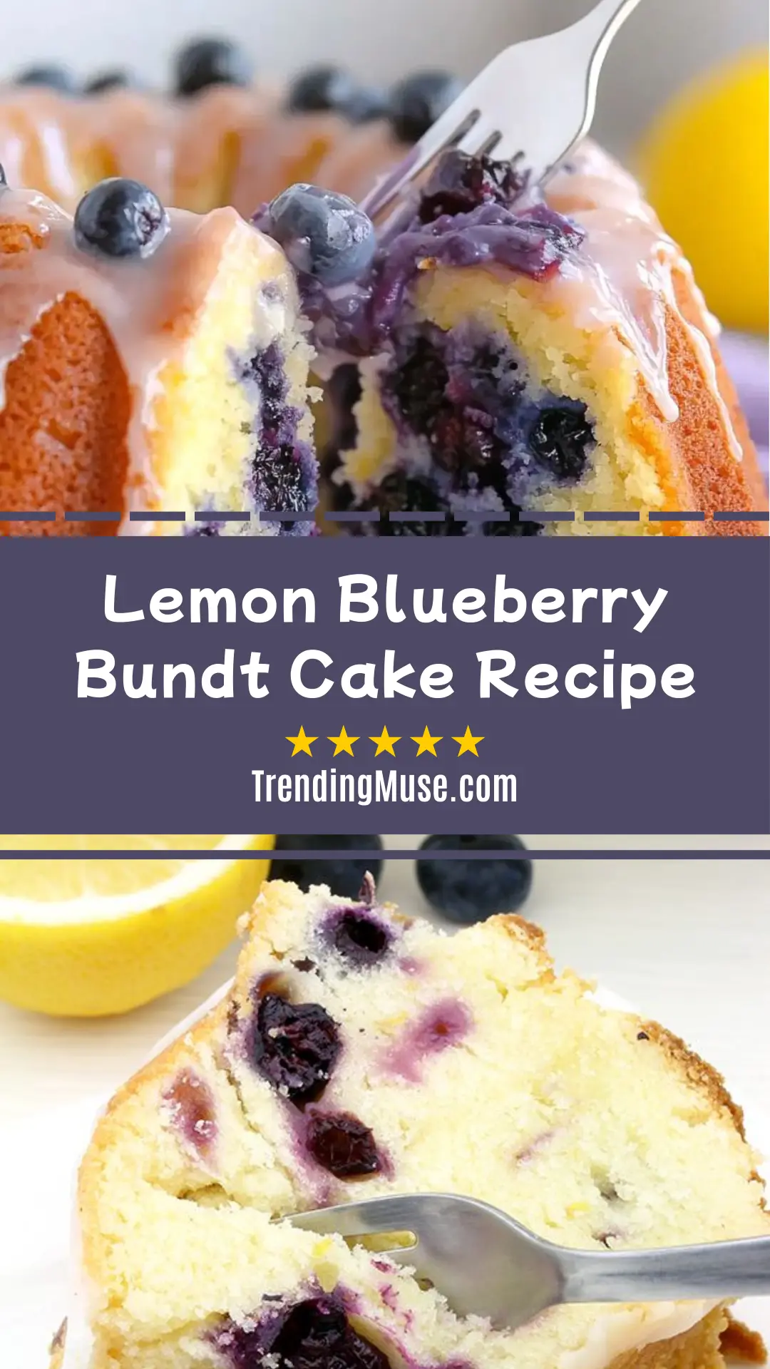 Lemon Blueberry Bundt Cake Recipe