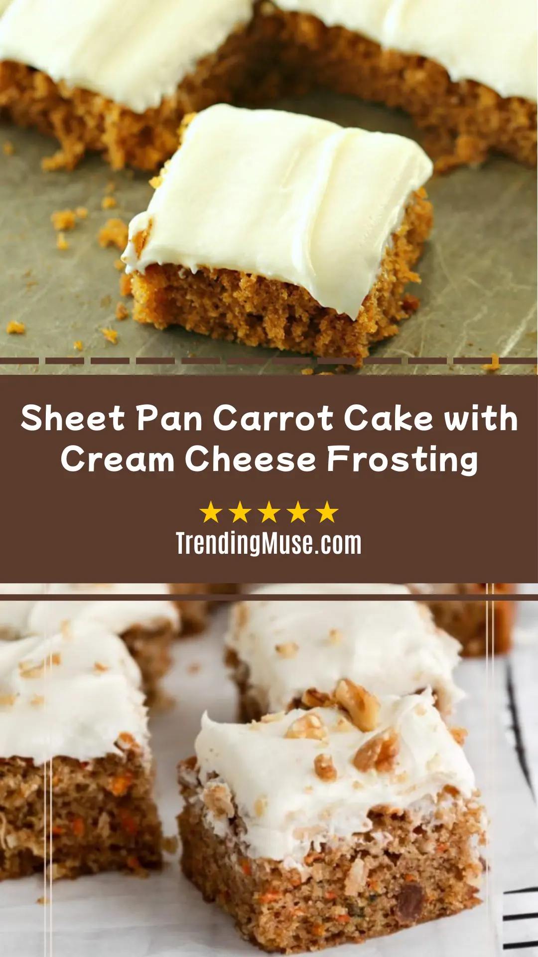 Sheet Pan Carrot Cake with Cream Cheese Frosting