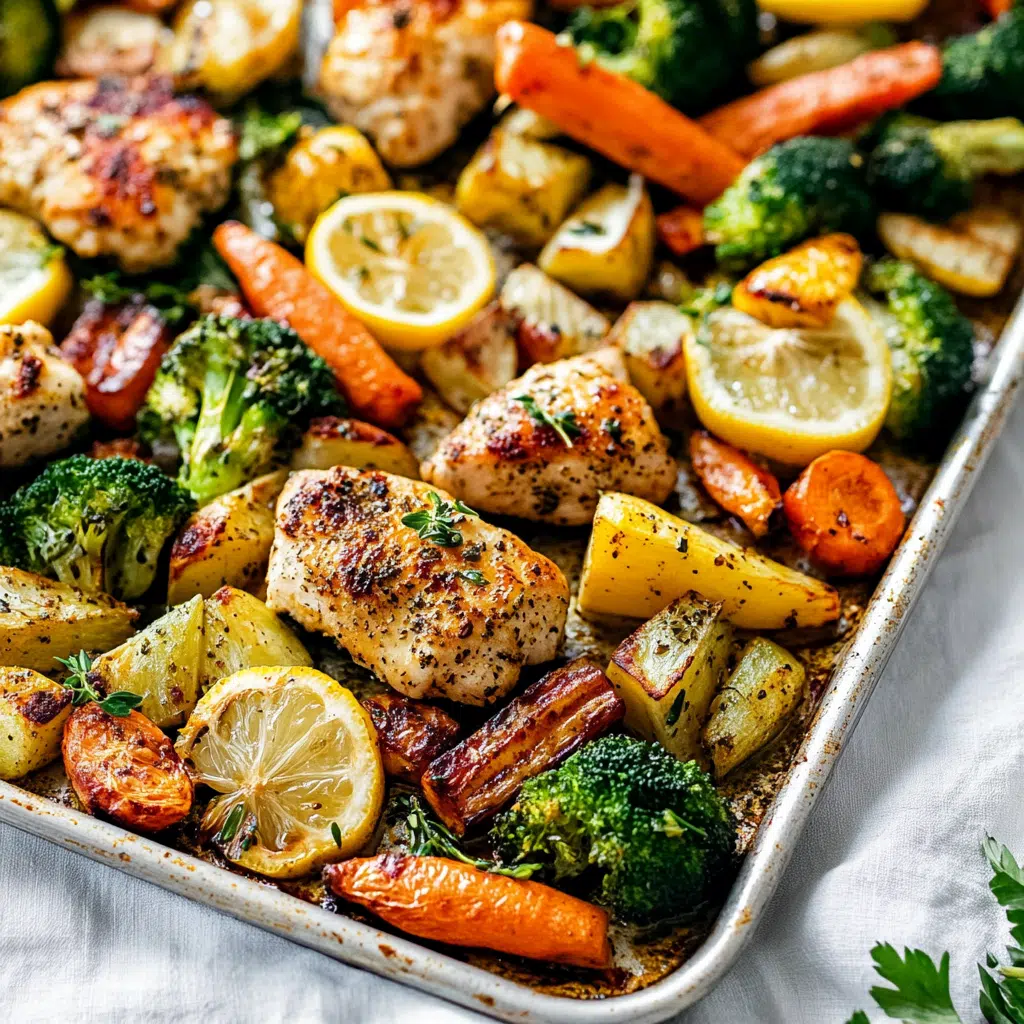 Sheet Pan Lemon Herb Chicken and Vegetables