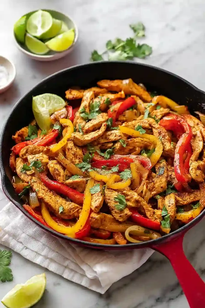 Easy Chicken Fajita Skillet