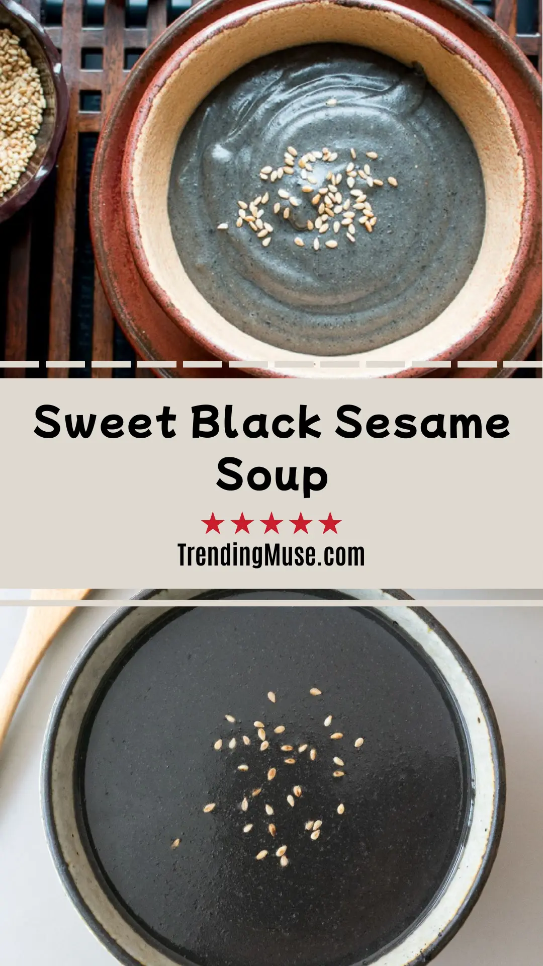 Sweet Black Sesame Soup