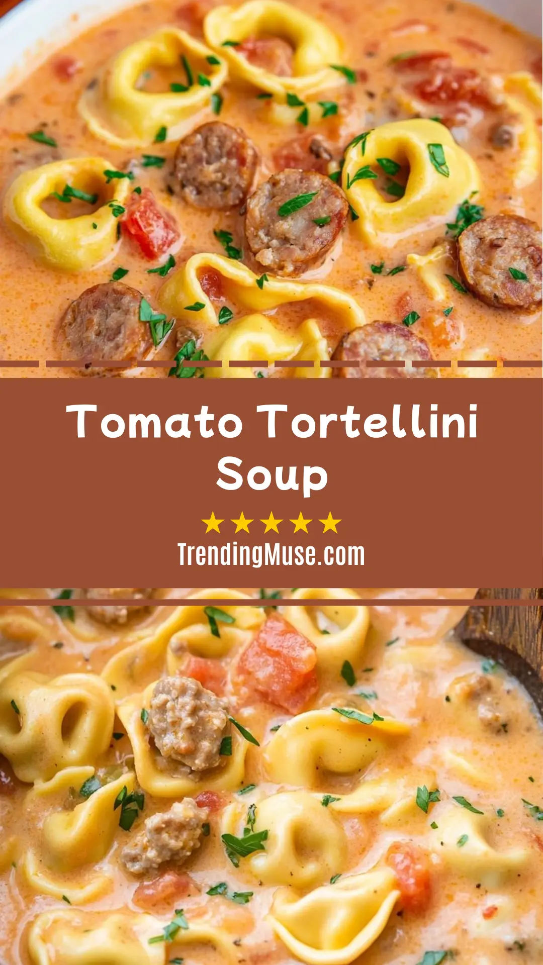Tomato Tortellini Soup