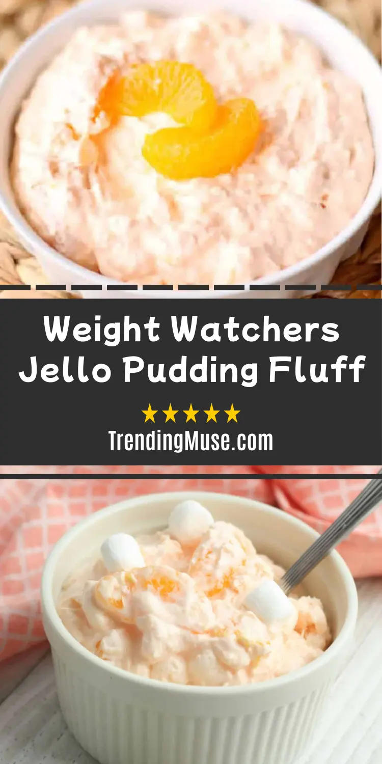 Weight Watchers Jello Pudding Fluff, Ww Jello Pudding Fluff, Weight Watchers Jello Fluff, Weight Watchers Fluff Recipe, Jello Pudding Greek Yogurt Fluff