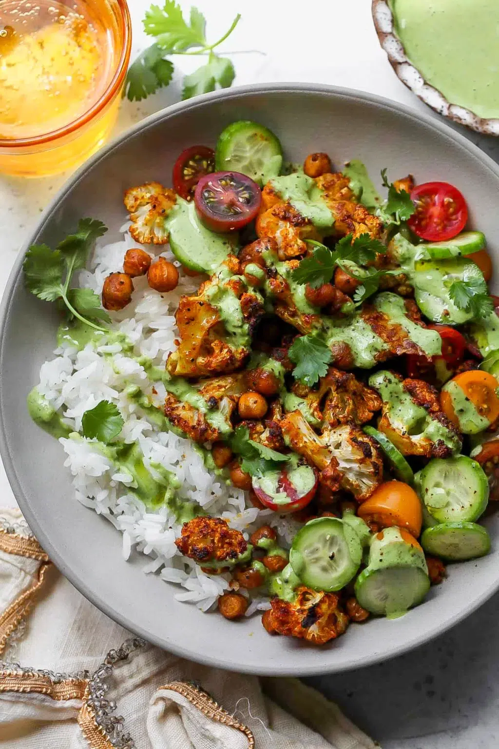 Cauliflower Shawarma Bowls